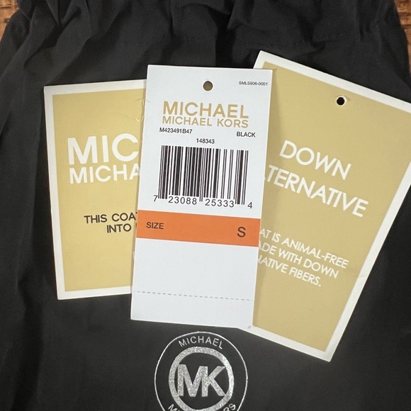 MICHAEL KORS Packable Hooded Down Jacket, Size Small - Picture 5 of 7